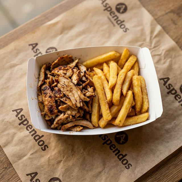 Chicken Doner Meat & Chips