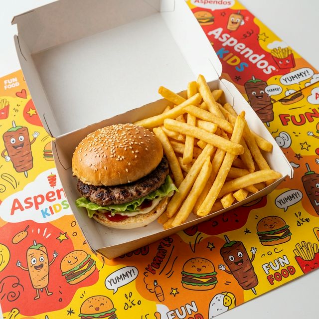 Kids Burger & Chips