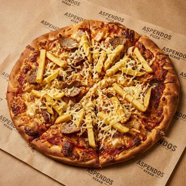 Messy Chicken Doner Pizza