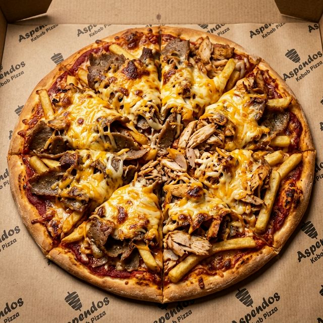 Messy Mix Doner Pizza