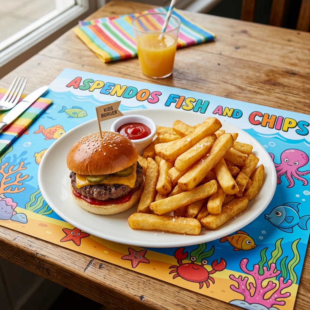 Kids Burger & Chips