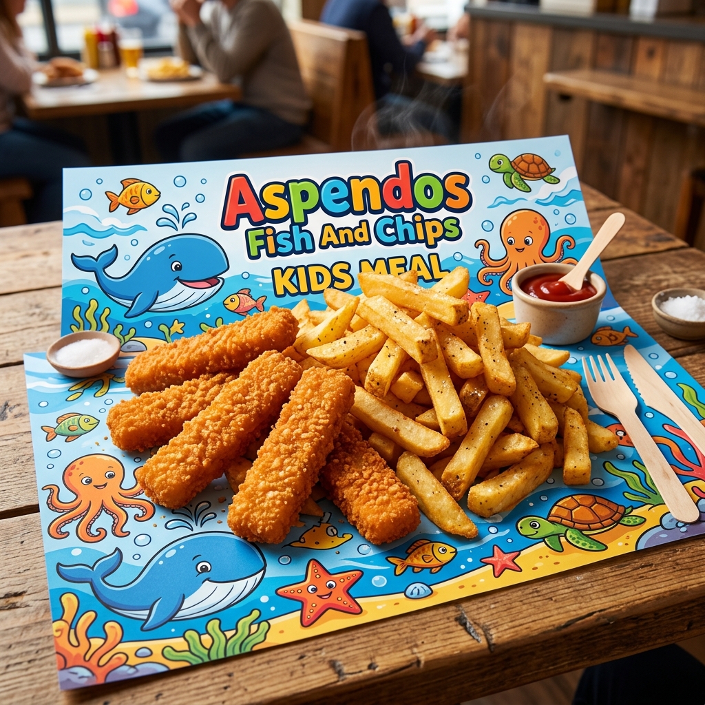 Kids Fish Fingers & Chips