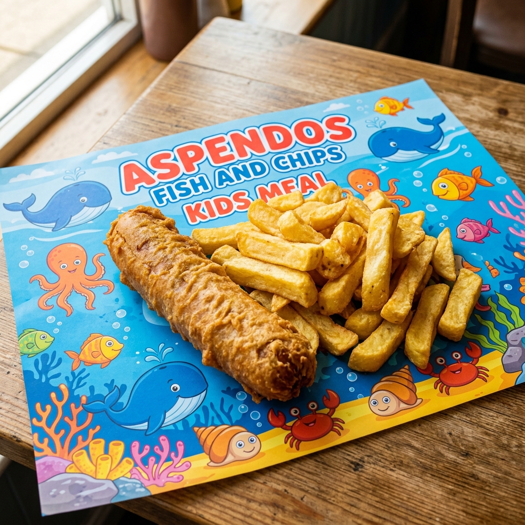 Kids Battered Sausage & Chips