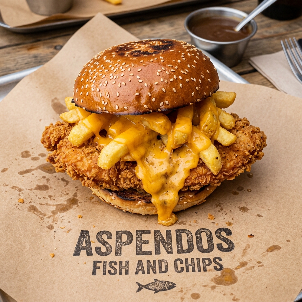 Messy Chicken Burger