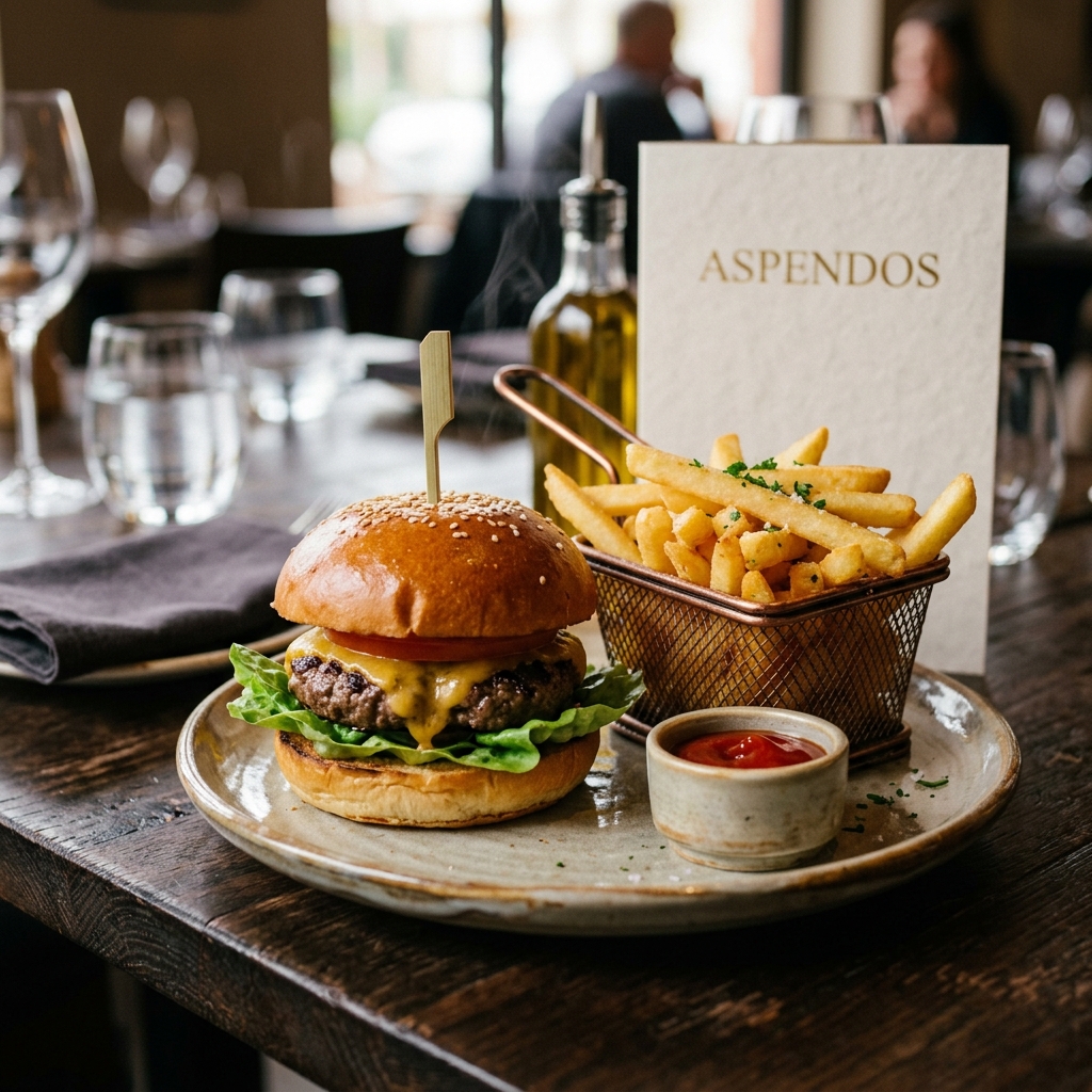 KIDS BURGER & CHIPS
