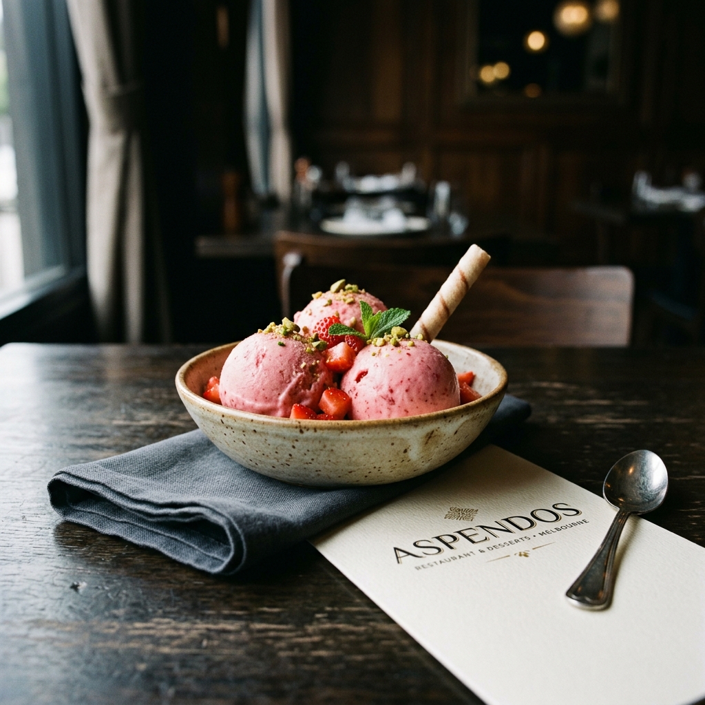 STRAWBERRY ICE CREAM